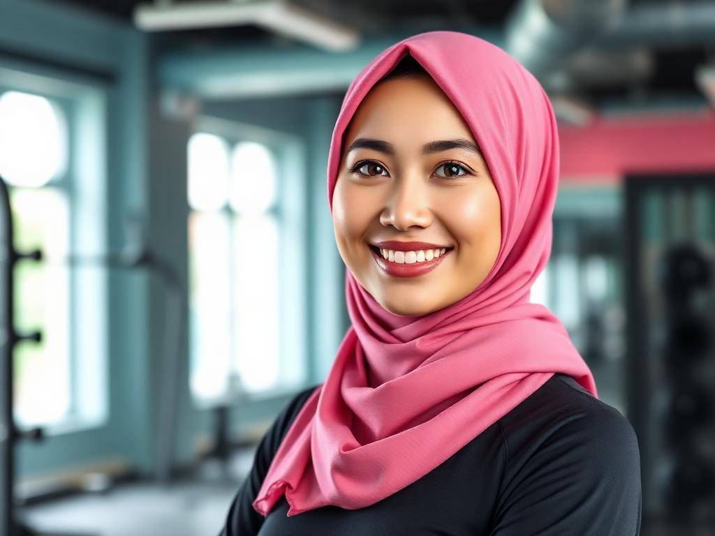 Coach Rhevi - Personal Trainer Muslimah Berhijab, Profesional dan Bersertifikat